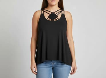 bluzki na grubych ramiączkach: Top damski, rozmiar XL — 1