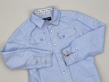 sukienka w paski h: Shirt 5-6 years, condition - Perfect, pattern - Striped, color - Light blue — 1