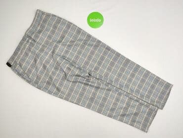 spodnie w kratę piżama pepco: Spodnie materiałowe damskie, rozmiar L — 2