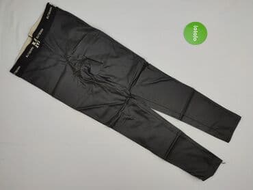 legginsy woskowane ocieplane: Leggings, Legginsy Ze skóry ekologicznej damskie, rozmiar L — 2