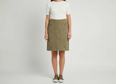 spódniczka khaki: Spódnica damska, rozmiar S — 6