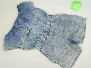 jeansy z asymetrycznym zapieciem: Kombinezon damski, XL — 2