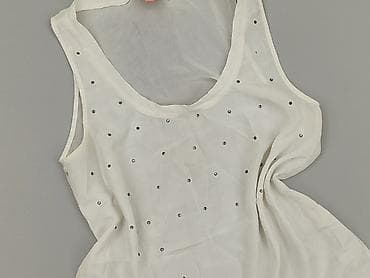 bialy satynowy top: ONLY, T-shirt damski, rozmiar XS — 1