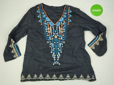 czarne bluzki z haftem: Bluzka damska, rozmiar L — 2