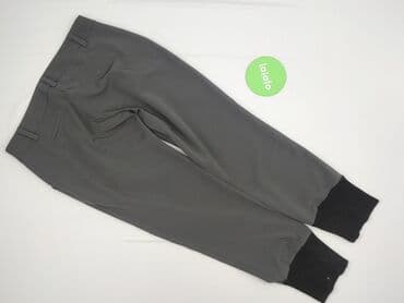 spodnie jogger damskie z łańcuszkiem: Spodnie materiałowe damskie, XL — 3