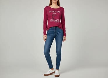 bluza hello kitty cropp: Flame, Bluzka damska, rozmiar M — 6