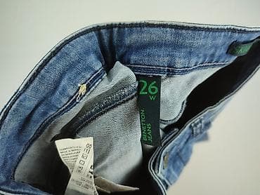 dresy proste nogawki: Benetton, Jeansy damskie, rozmiar XS — 4