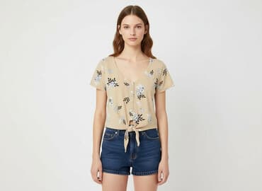 ażurowa bluzka sinsay: Sinsay, Top damski, rozmiar S — 7