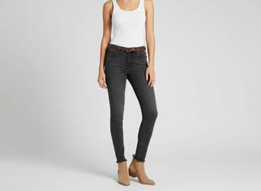 jeansy slim damskie zara: Zara, Jeansy damskie, rozmiar XS — 6