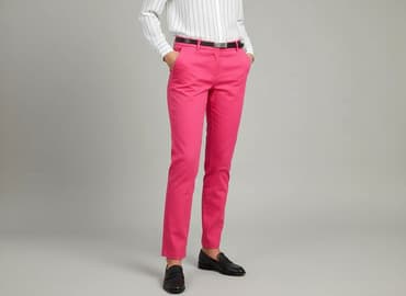 zara spodnie o kroju full length: Zara, Spodnie materiałowe damskie, rozmiar M — 7