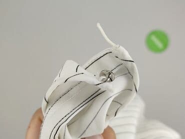 biała bluzka w czarne paski: Women's blouse, size M — 5