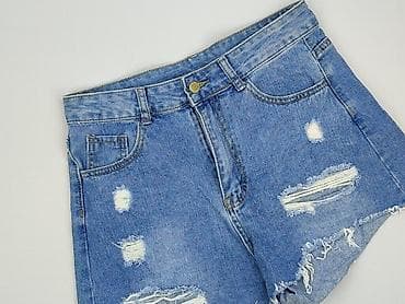 shiny design denim: Shein, Szorty damskie, rozmiar M — 1