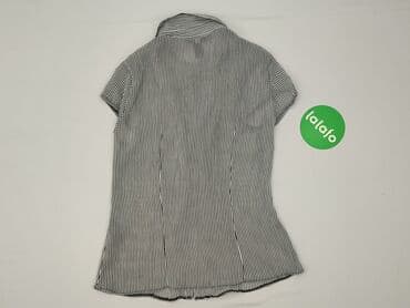 biała bluzka w czarne paski: H&M, Women's blouse, size S — 4