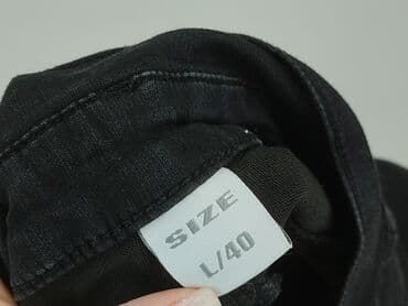 majtki do stroju kąpielowego wysoki stan: Jeansy damskie, L — 4