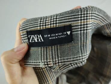 zara spodnie z szerokimi nogawkami: Zara, Spodnie materiałowe damskie, rozmiar M — 5