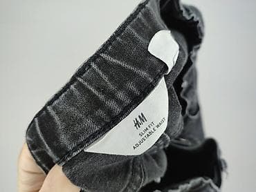 hm topy basic: Spodnie jeansowe, H&M, 13 lat, 152/158, stan - Bardzo dobry — 4