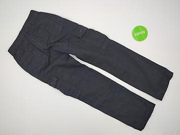 czarne jeansy pull: PULL&BEAR, Spodnie cargo damskie, rozmiar M — 4