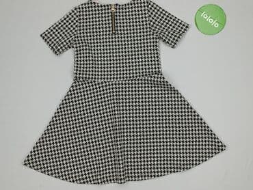 sukienka w geometryczne wzory h: Dress, H&M, 5-6 years, 110-116 cm, condition - Very good — 3