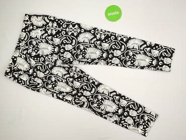 woskowane spodnie z wysokim stanem h m: H&M, Брюки жіночі, розмір L — 4