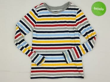 rajstopy w czerwono czarne paski: Blouse, H&M, 10 years, 134-140 cm, condition - Very good — 2