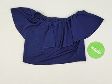 modne bluzki z bufiastymi rękawami: Bluzka damska, rozmiar M — 2