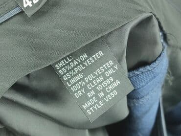 ubrania od projektanta: Spodnie garniturowe dla mężczyzn, rozmiar 3XL — 5