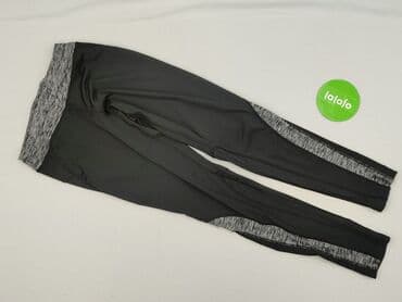 koszulka z napisem trener: Workout, Legginsy Sportowe damskie, S — 2