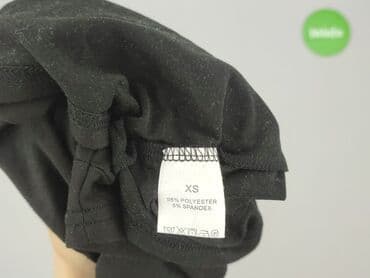 czarne t shirty damskie w serek: T-shirt damski, rozmiar XS — 4