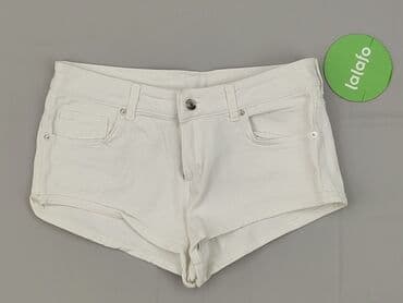 spodenki rozkloszowane skorzane: H&M, Szorty damskie, rozmiar M — 2