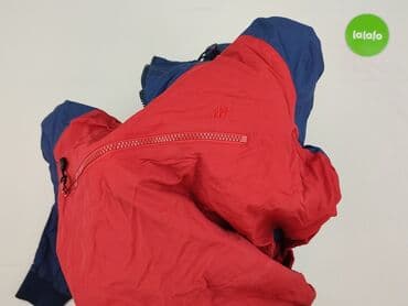 patchworkowe jeansy: Wiatrówka dla mężczyzn, rozmiar L — 6