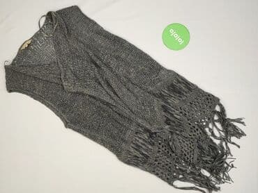 długą kamizelka na szydełku: Zavanna, Narzutka damska, rozmiar L — 2