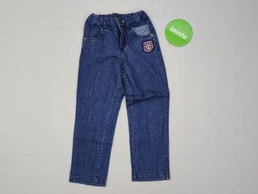 ubrania tesco: Spodnie jeansowe, 3-4 lat, 104, stan - Bardzo dobry — 2