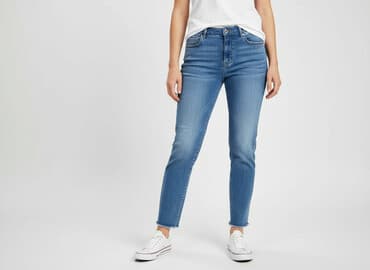 dżinsy girlfriend: Jeansy damskie, rozmiar S — 5