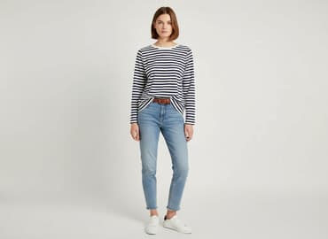 biala bluzka z dlugim rekawem: Bluzka damska, rozmiar One size — 6