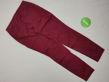 czerwone chinosy damskie: Spodnie materiałowe damskie, rozmiar M — 3