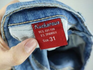 wysokie trampki do krótkich spodni: Spodnie 3/4 damskie, rozmiar M — 4