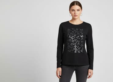 koszulki z długim rękawem damskie hollister co: Women`s T-shirt, size M — 1