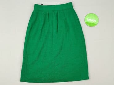 spódnice plisowane midi zielone: Women`s skirt, size M — 3