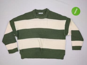 stradivarius sweter w paski: Stradivarius, Sweter damski, rozmiar L — 2