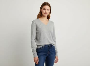 kapcie jordan pluszowe allegro: J&X, Sweter damski, rozmiar S — 6