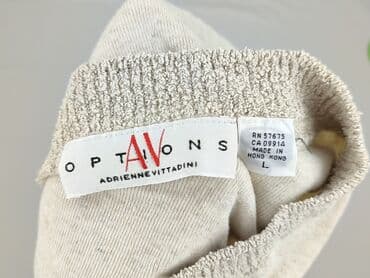 beżowa bluzka z dekoltem w serek: Women's blouse, size L — 5