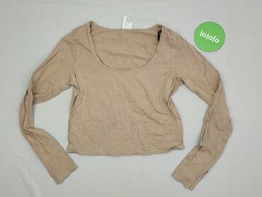 obcisła bluzki z dekoltem: H&M, T-shirt damski, rozmiar M — 2