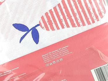 obrusy poliestrowe: Obrus 160 x 110, kolor - Czerwony, stan - Idealny — 5