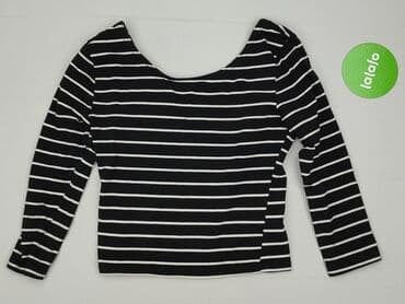 bluzki dopasowane eleganckie: H&M Basic, Bluzka damska, S — 2