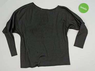 czarne bluzki w lodke: Bluzka damska, rozmiar L — 3