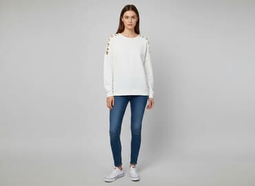 moschino bluzka damska: Bluza damska
, rozmiar S — 7