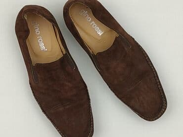 spodnie dresowe z niskim krokiem: Shoes for men, 41, Gino Rossi, condition - Perfect — 1