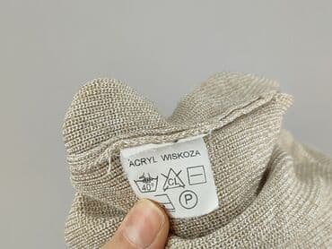 beżowa bluzka z dekoltem w serek: Women's blouse, size M — 6