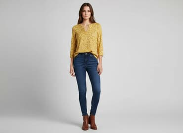 bluzka w kwiaty new yorker: Bluzka damska, rozmiar L — 5