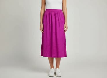 fioletowa spódnice maxi: Spódnica damska, rozmiar L — 6